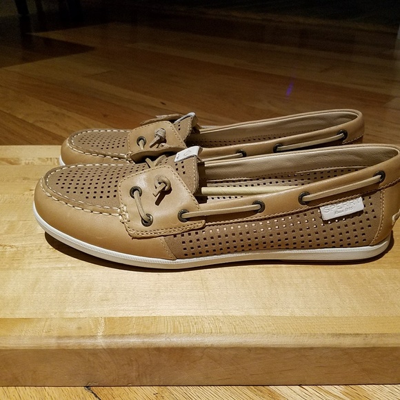 Sperry Coil ivy pref tan leather boat shoes sz 9.5 - Picture 5 of 7